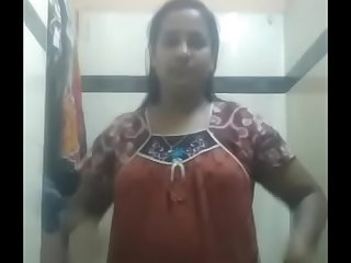 My Desi Next Door Indian Aunty Selfie In Bathroom