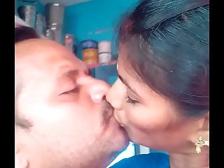 Hot Indian French Kissing Of Mature Couple