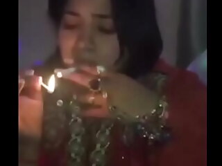 Indian d. girl dirty talk with smoking smoking